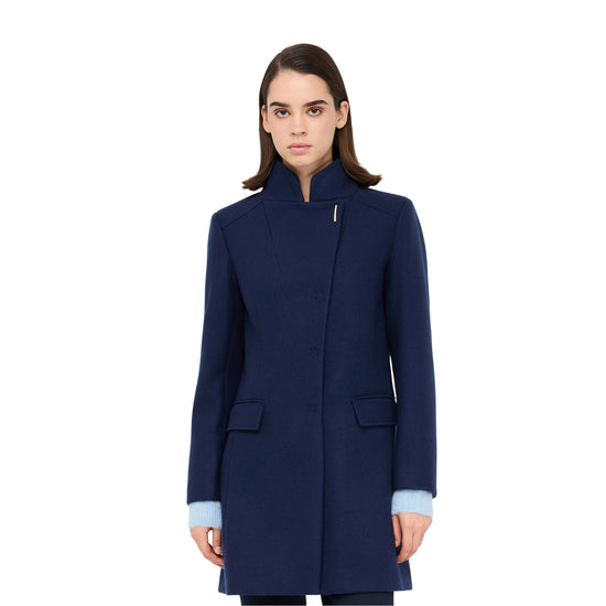 Cappotto Donna Cappotto in panno double Blu