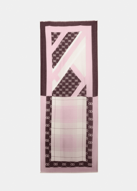 LIU JO Stola Check 70x180 Invernale Donna