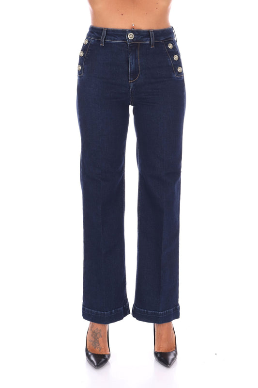 Liu Jo Denim Jeans Flare UF5090 Vita Alta Donne