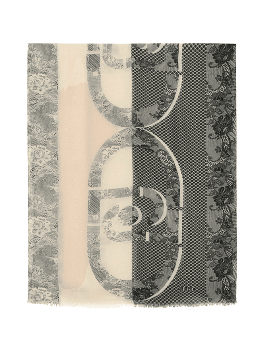 LIU JO Stola Pizzo Logo 70x180cm