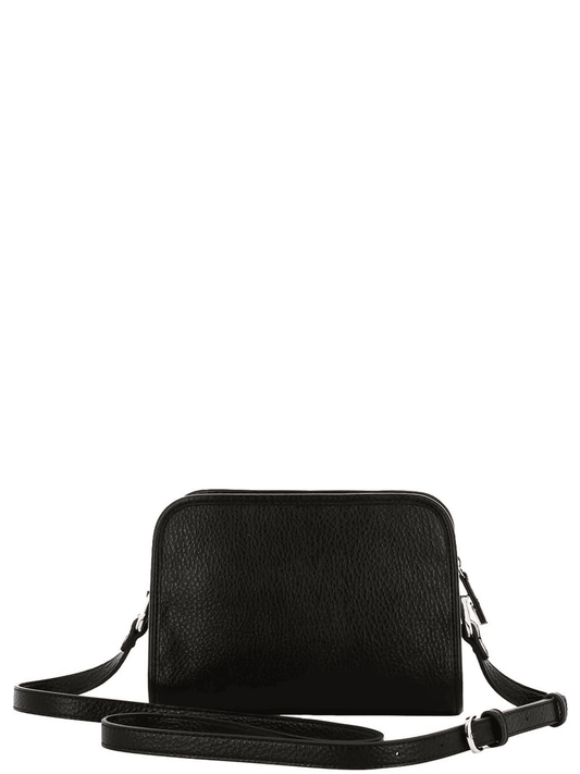 Liu Jo Borsa Tracolla Donna Nero Logo Oro