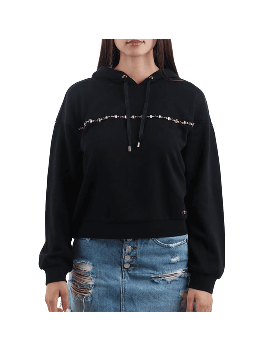 Liu Jo Felpa Donna Cotone Nero