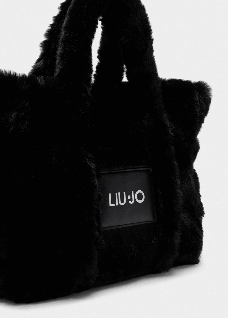 Liu Jo Shopping Bag Media Teddy Nera Donna