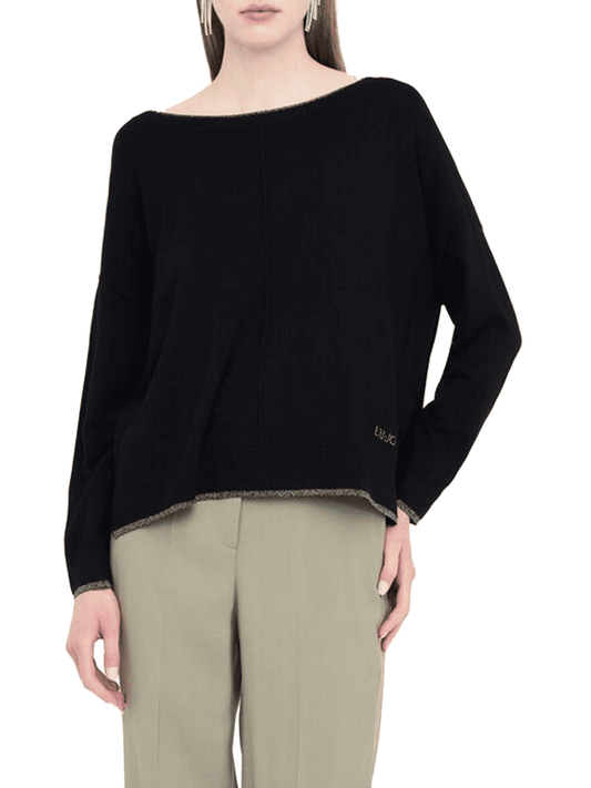 LIU JO Pullover Scollo Barca MF5228-MS49I Donna