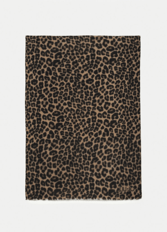 LIU JO Stola Stampata Spilla Donna