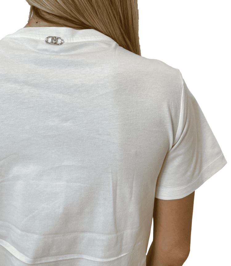 Liu Jo T-shirt Gioiello Crystal Stone Donna