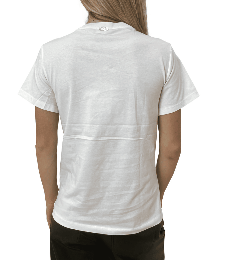 Liu Jo T-shirt Gioiello Crystal Stone Donna