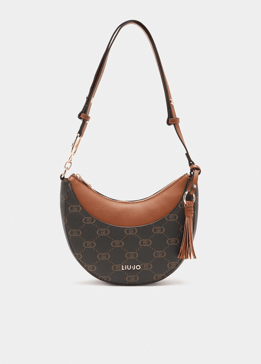 Liujo Borsa Spalla Logo Poliestere Donna
