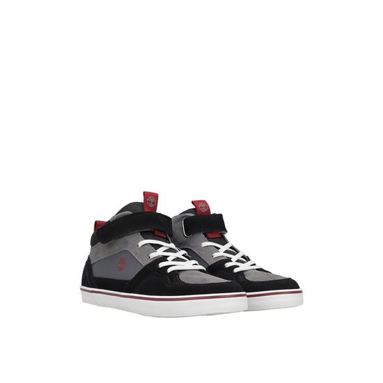 Sneakers Bambino Mid con cinturino Grigio