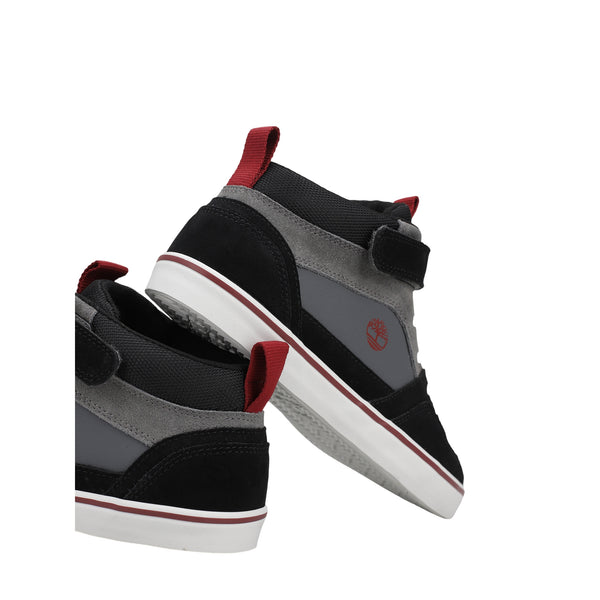 Sneakers Bambino Mid con cinturino Grigio