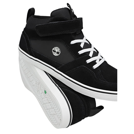 Sneakers Bambino Mid con cinturino Nero