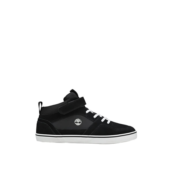 Sneakers Bambino Mid con cinturino Nero