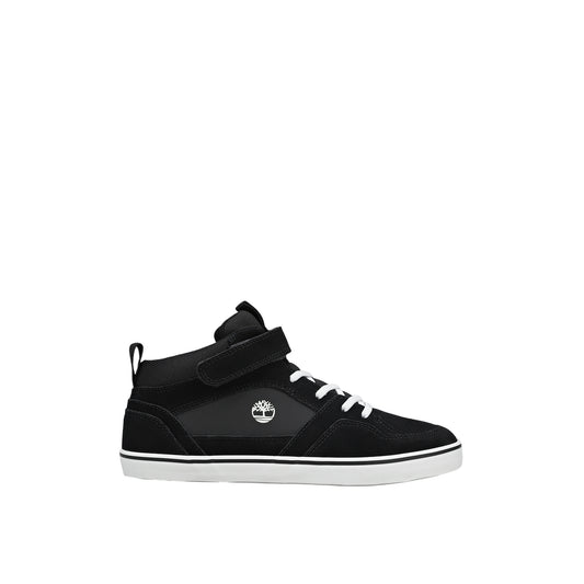 Sneakers Bambino Mid con cinturino Nero