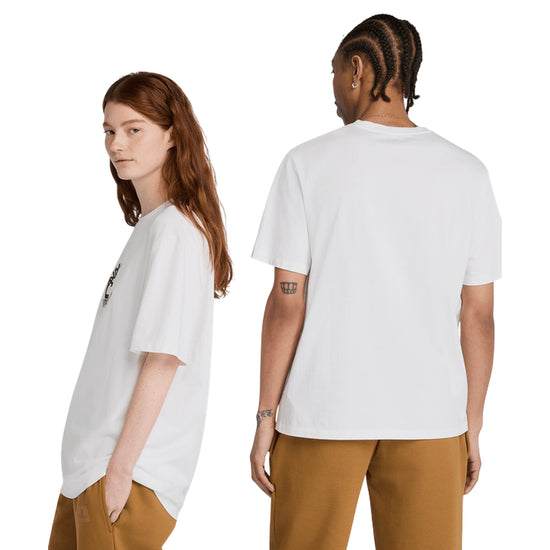 T-shirt Unisex con grafica Field Boot Bianco modelli