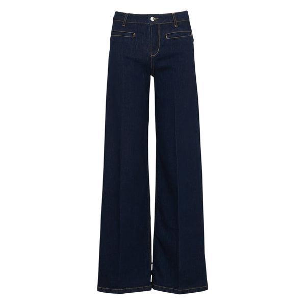 Jeans Donna con inserto elastico sul retro